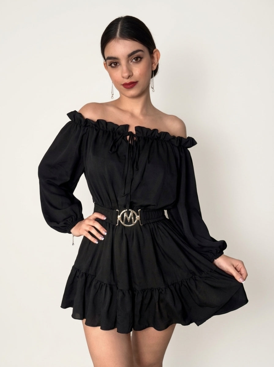 Vestido Lume Preto